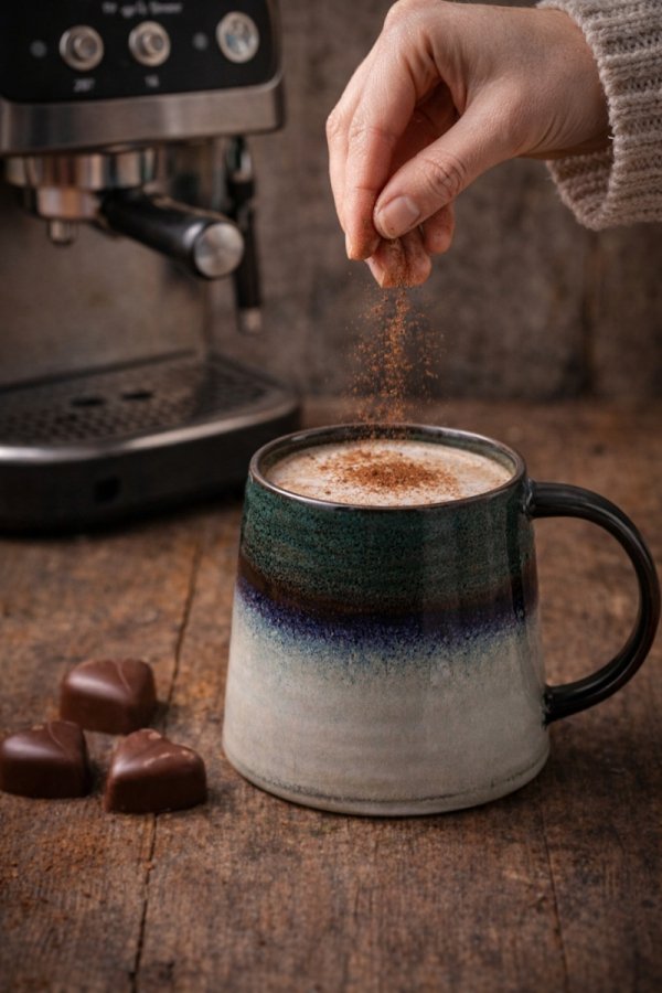 KUBEK CERAMICZNY duży 400ml do kawy herbaty czekolady 