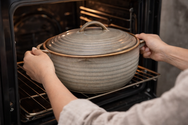 FORMA GARNEK do pieczenia chleba naczynie żaroodporne WAZA DO ZUPY 1,5l