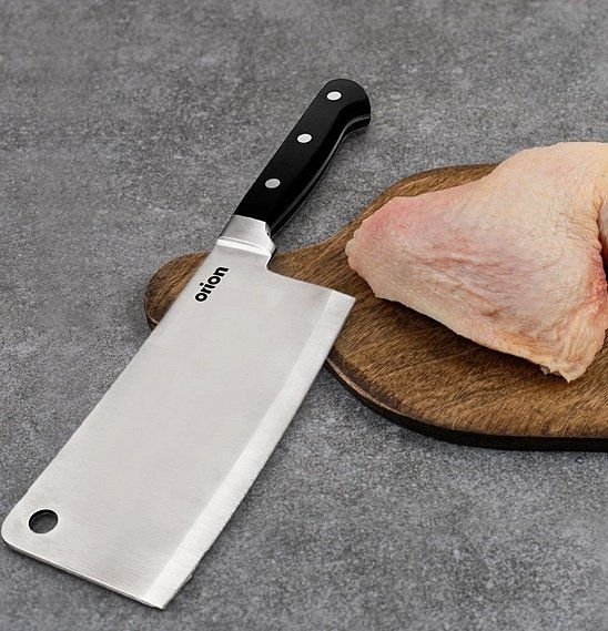 Tasak kuchenny Nóż do mięsa ryb siekania warzyw stal nierdzewna PREMIUM