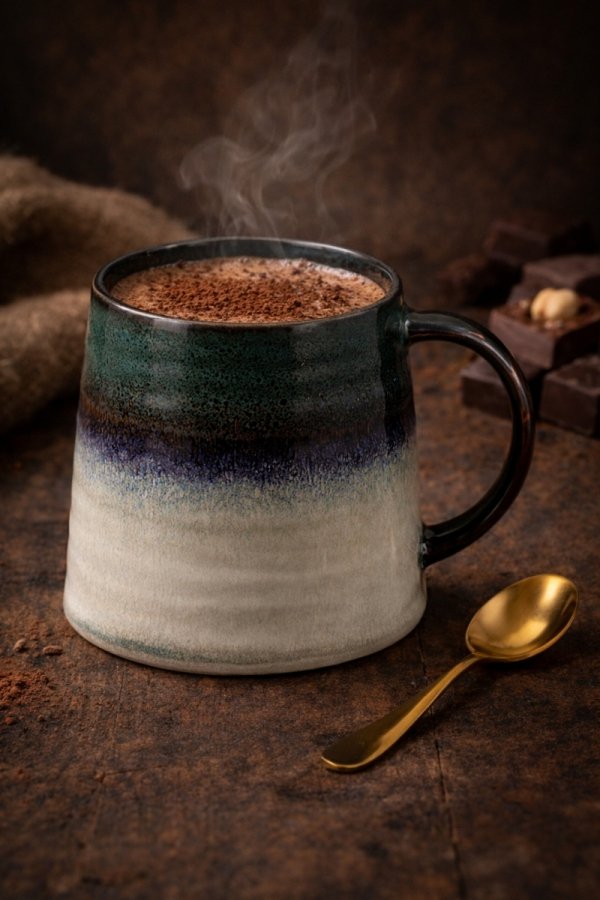 KUBEK CERAMICZNY duży 400ml do kawy herbaty czekolady 