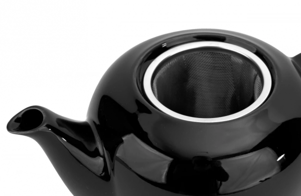 Ceramiczny DZBANEK 1L ZAPARZACZ do herbaty SITKO + PODGRZEWACZ ZESTAW