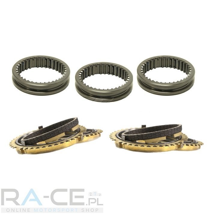 Zestaw synchronizatorów carbon i przesuwek Honda 1992-2001 GSR/ITR/B16