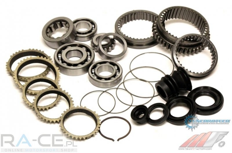 Zestaw synchronizatorów, przesuwek i łożysk Honda 2001-2005 SLW D17 Civic SOHC