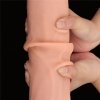 14'' KING SIZED SLIDING SKIN DUAL LAYER DONG