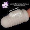 MASTURBATOR KNIGHTS RING VIBRATING DUAL PURPOSE SLEEVE-WAVY