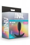 BLUSH ANAL ADVENTURES PLATINUM VIBRA SLIM PLUG - MEDIUM