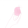Soniczny stymulator łechtaczki z wibracjami Osuga Cuddly Bird Mint