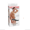 Pipedream Fetish Fantasy Series 8 Vibrating Hollow Strap-On Black