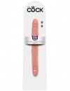 King Cock 12 Slim Double Dildo Flesh