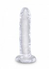 King Cock 6 Inch Cock Transparant