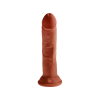 King Cock Dildo Plus 8 Triple Density Cock Brown