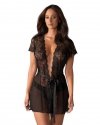 Obsessive peniuar ze stringami Alluria L/XL