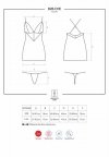 Obsessive 828-CHE-1 koszulka czarna S/M