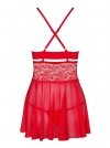Obsessive 838-BAB-3 babydoll ze stringami 2XL/3XL