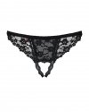 Letica stringi otwarte czarne  S/M Obsessive