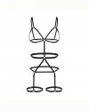 Vanessa black body harness