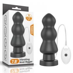 WIBRATOR ANALNY  7.8 KING SIZED VIBRATING ANAL RIGGER
