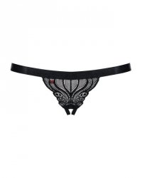 828-THC-1 stringi otwarte czarne L/XL Obsessive