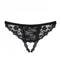 Letica stringi otwarte czarne  S/M Obsessive