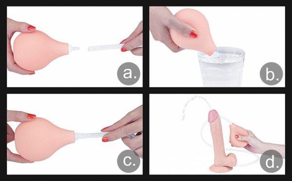 9&#039;&#039; SQUIRTING DILDO