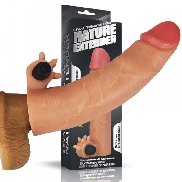 NAKŁADKA ADD 2 VIBRATING SILICONE EXTENDER