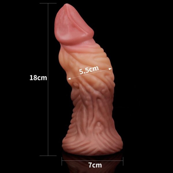 KOREK ANALNY 7.0&#039;&#039; DUAL LAYERED PLATINUM SILICONE PLUG