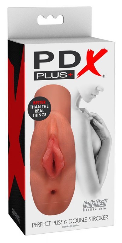 Perfect Pussy: Double Stroker Tan