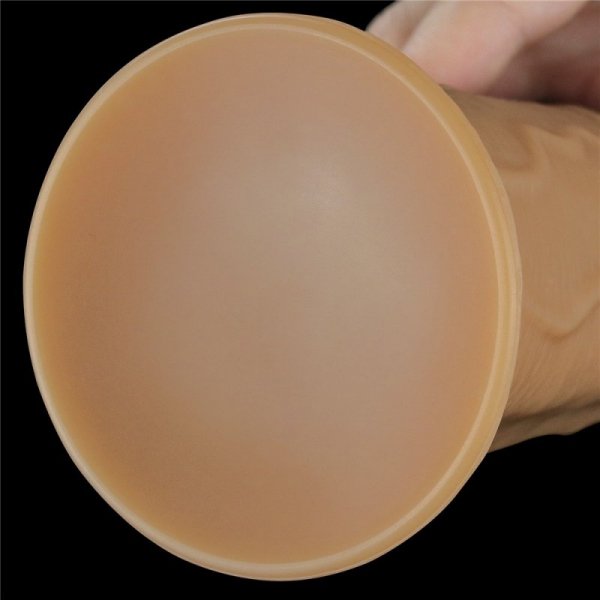 WIBRATOR 8.0&#039;&#039; DUAL LAYERED PLATINUM SILICONE ROTATOR
