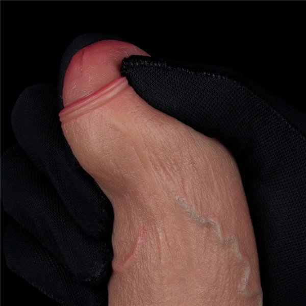 DILDO 8&#039;&#039; DUAL LAYERED SILICONE COCK