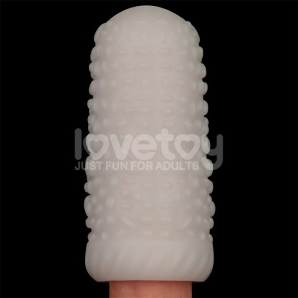 MASTURBATOR KNIGHTS RING VIBRATING DUAL PURPOSE SLEEVE-DRIP