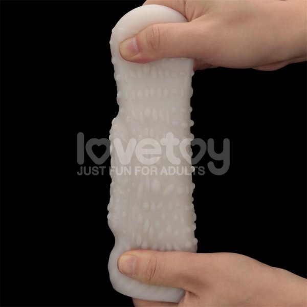 MASTURBATOR KNIGHTS RING VIBRATING DUAL PURPOSE SLEEVE-DRIP