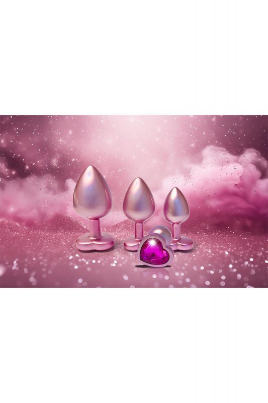 DREAMTOYS KOREK ANALNY GLEAMING LOVE PEARL PINK PLUG SMALL