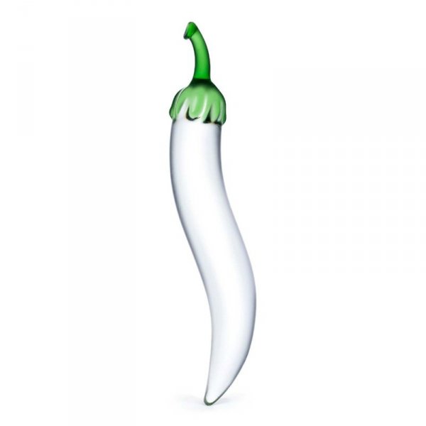 Szklane dildo o kształcie papryki Glas Naturals Chili Pepper Glass Dildo
