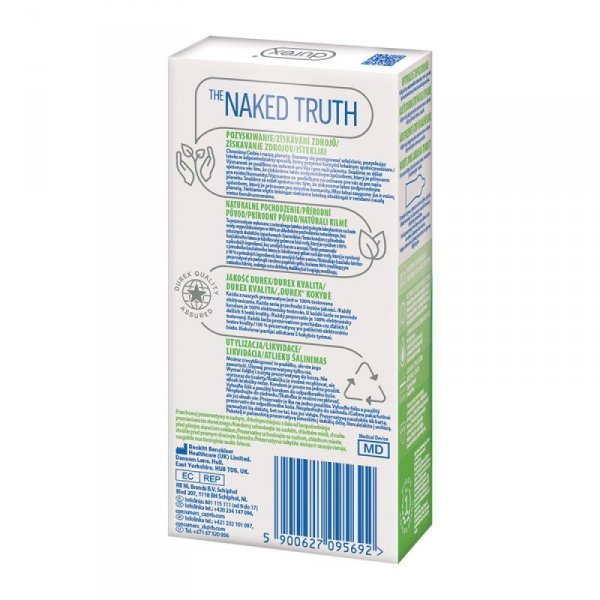 Prezerwatywy Durex Naturals 10szt