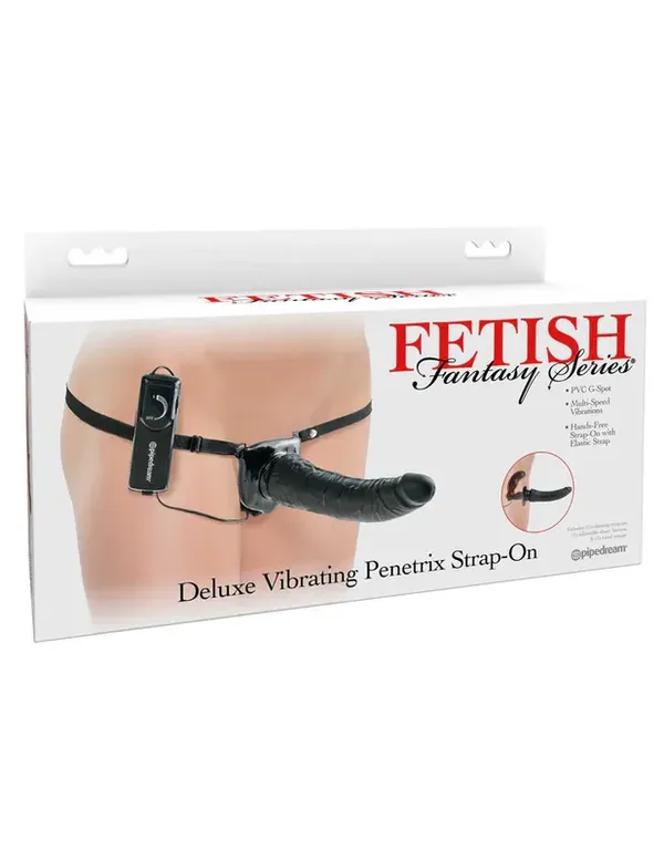 Fetish Fantasy Series  Deluxe Vibrating Penetrix Strap-On Black