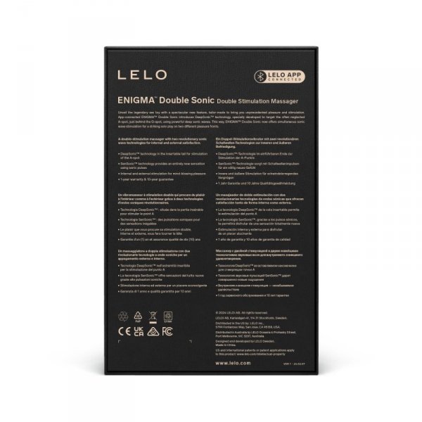 Lelo ENIGMA Double Sonic Cyber Purple