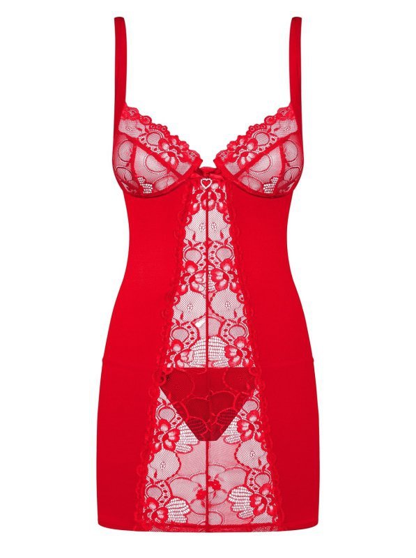 Obsessive koszulka ze stringami Heartina L/XL