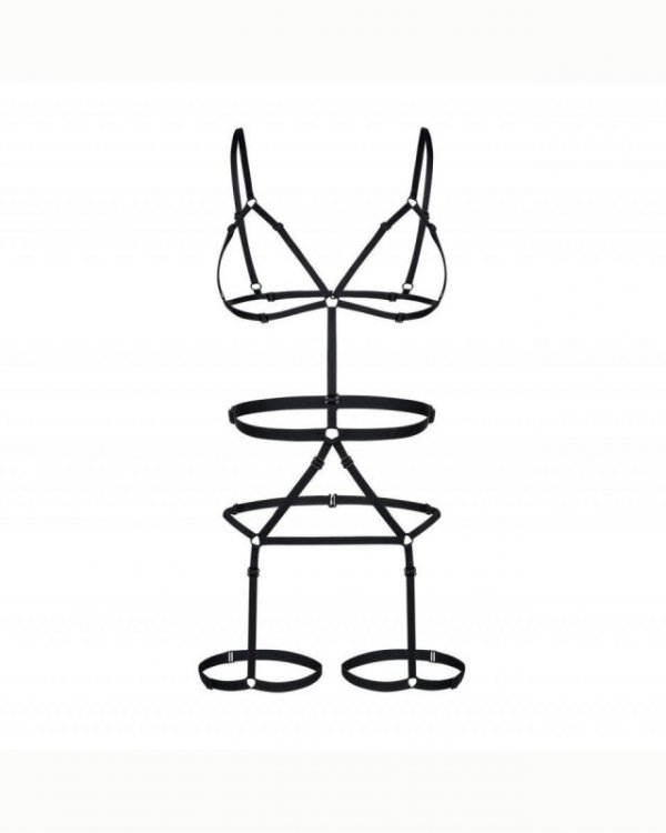Vanessa black body harness