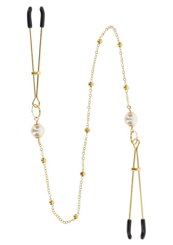 Zaciskane klamerki na sutki Taboom Tweezers Pearl & Deluxe Chain