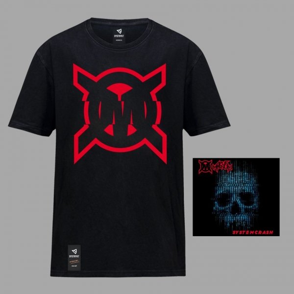 CD Opus Magnum &quot;System Crash&quot; + koszulka &quot;OM&quot; Czarna/Biała