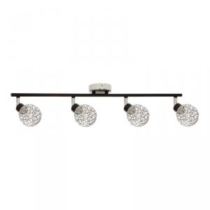 Virgo Lampa Sufitowa 4xG9 Max.40W Czarny/Chrom