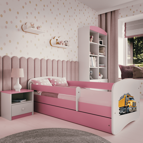 Łóżko dziecięce CIĘŻARÓWKA różne kolory 160x80 cm