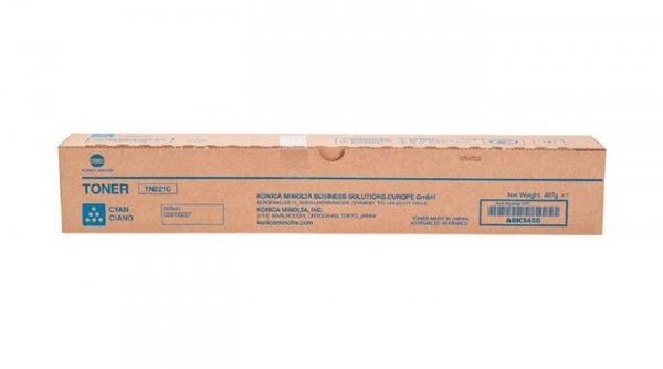 Oryginalny Toner Cyan Konica Minolta BizHub C 227, 287 (TN221C, TN-221C, A8K3450)