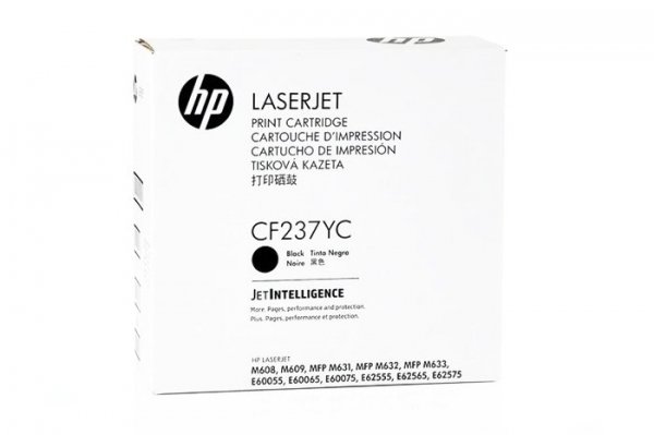 Oryginalny Toner Czarny HP LaserJet Enterprise M608, M609, M631 MFP, M632 MFP, M633 MFP (37YC CF237YC), kompatybilne z CF237Y