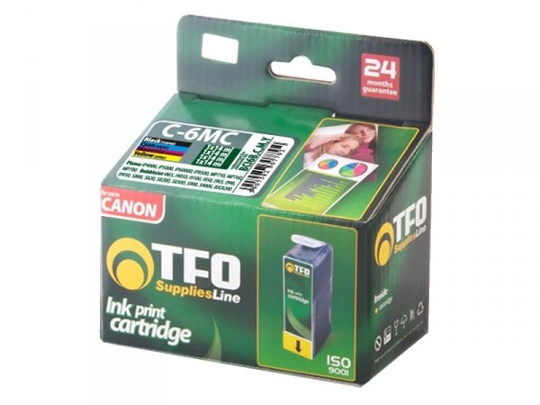 4-Pack Tuszy TFO C-6MC zamienniki do Canon BCI6 (Black + Cyan + Magenta + Yellow)