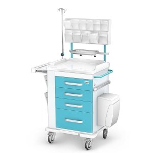 Wózek anestezjologiczny ANS-06/ABS z wyposażeniem - zestaw 1