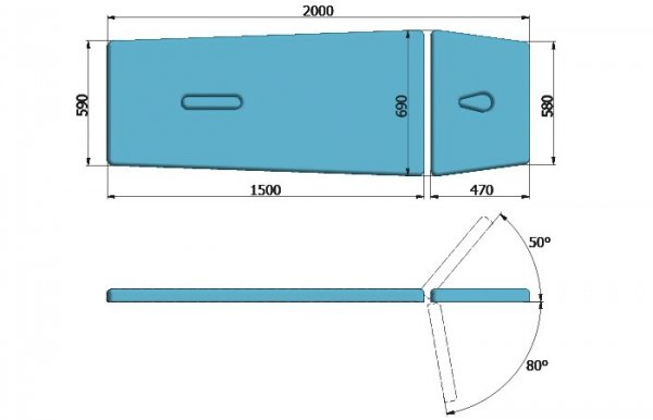 Stół rehabilitacyjny KSR 2