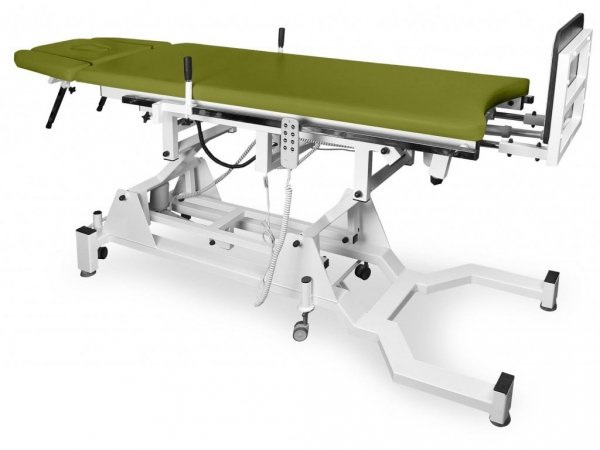 Stół do pionizacji NSR P Comfort elektryczny 2-częściowy z regulacją wysokości i podnóżka