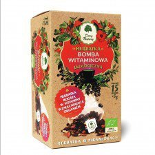 HERBATKA BOMBA WITAMINOWA PIRAMIDKI BIO (15 x 3 g) - DARY NATURY