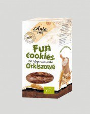 BIO ANIA bio ciasteczka fun cookies ORKISZOWE 120g